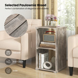 2-Cube Storage Shelf with Open Back and 3-Tier Shelf