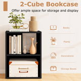 2-Layer Multifunctional Furniture Display Cabinet with Large Capacity Storage Space