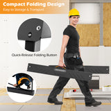 2-Pack Folding Sawhorses with Supporting Arms and Carrying Handle