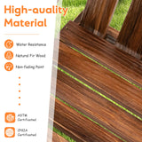 2 Person Adirondack Chair with High Backrest