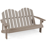 2 Person Adirondack Chair with High Backrest