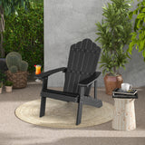 2 Pieces Adirondack Chair Set with Ergonomic Design for Porch and Backyard