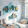 Floating Dolphin Shelves Wall Mounted Storage Display Rack