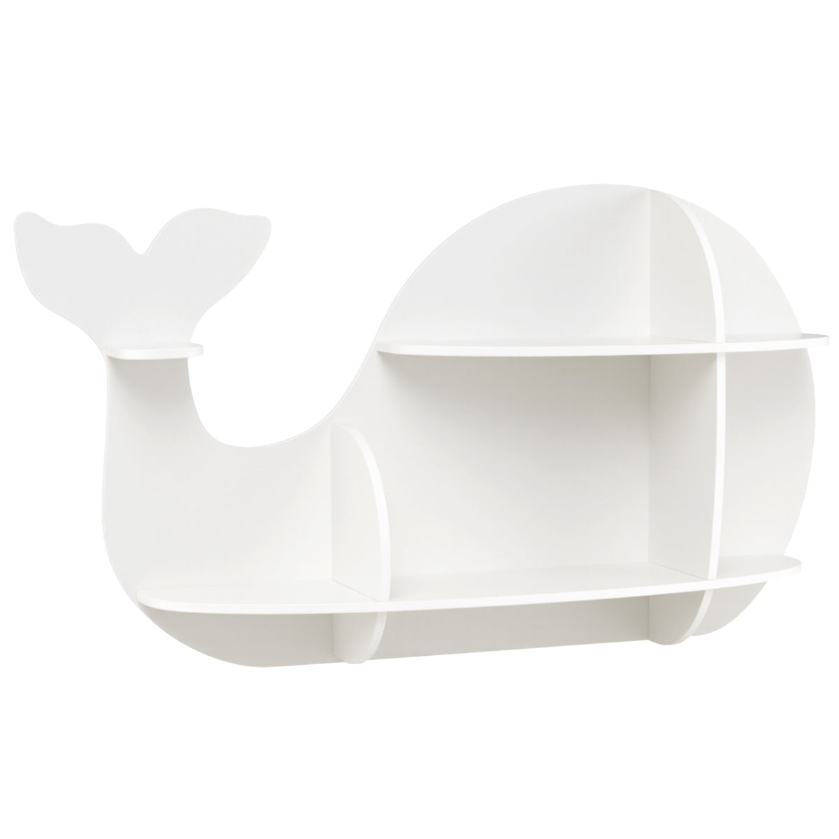 Floating Dolphin Shelves Wall Mounted Storage Display Rack