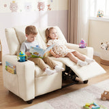 2-Seater Kids Recliner Double Toddler Sofa Chair with 2 Cup Holders