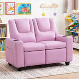 2-Seater Kids Recliner Double Toddler Sofa Chair with 2 Cup Holders