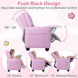 2-Seater Kids Recliner Double Toddler Sofa Chair with 2 Cup Holders