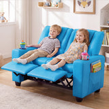 2-Seater Kids Recliner Double Toddler Sofa Chair with 2 Cup Holders