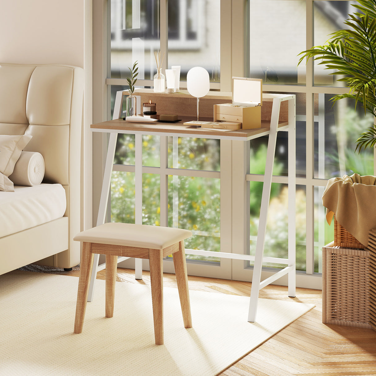 2 Tier Computer Desk PC Laptop Table Study Writing Home Office Workstation New