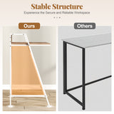 2 Tier Computer Desk PC Laptop Table Study Writing Home Office Workstation New