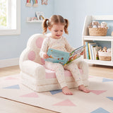 2-in-1 Convertible Kids Sofa to Lounger with Removable Cover