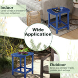 2-Pieces18 Inches Adirondack Outdoor Side Table for Patio and Garden
