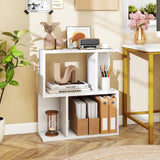 3-Tier Bookshelf with Display Shelf for Small Space