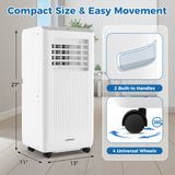 8000 BTU Portable Air Conditioner 3 in 1 AC Unit Fan and Dehumidifier