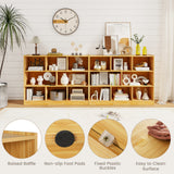 3-Tier Open Bookcase 8-Cube Floor Standing Storage Shelves Display Cabinet