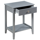 Wooden Nightstand  End Table Storage Display