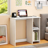 31.5 Inch  Modern Home Office Desk with 2 Compartments