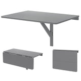 31.5 x 23.5 Inch Wall Mounted Folding Table for Small Spaces