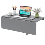31.5 x 23.5 Inch Wall Mounted Folding Table for Small Spaces