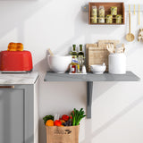 31.5 x 23.5 Inch Wall Mounted Folding Table for Small Spaces