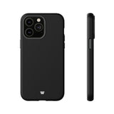 JET BLACK | Tough Phone Case