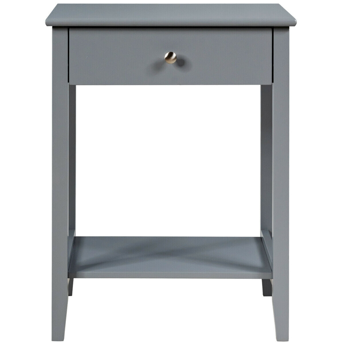 Wooden Nightstand  End Table Storage Display