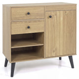 31" Sideboard Cabinet with 2 Open Compartments and 2 Drawers
