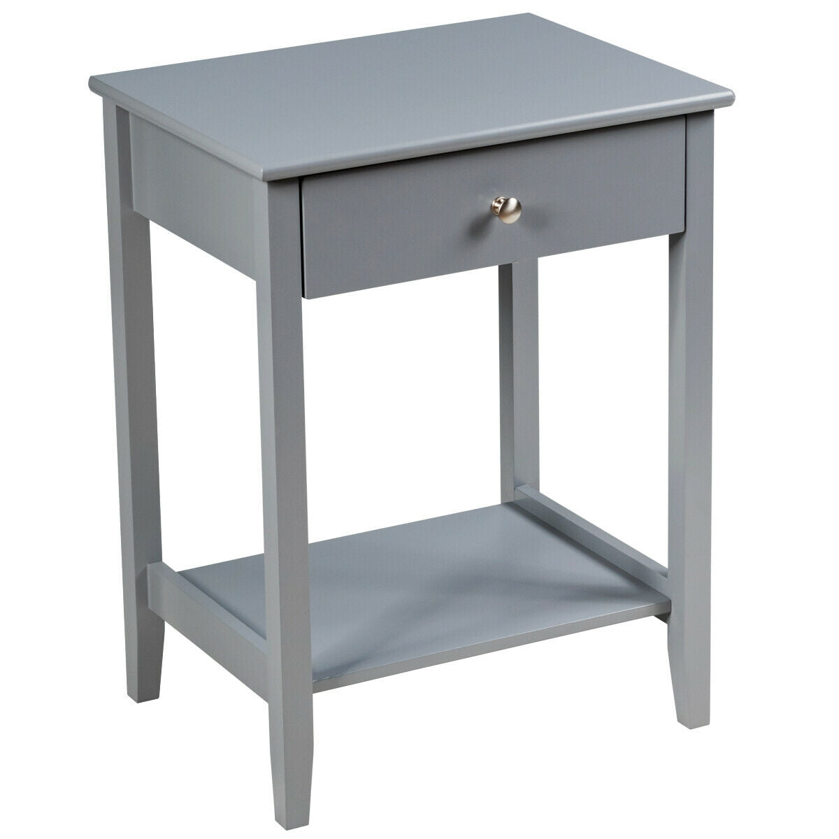 Wooden Nightstand  End Table Storage Display