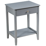 Wooden Nightstand  End Table Storage Display