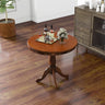Wooden Round Pub Pedestal Side Table