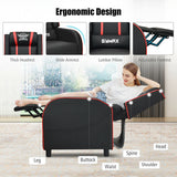 Massage Racing Gaming Single Recliner Chair