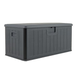 100 Gallon Large Deck Box with Lockable Lid for Patio