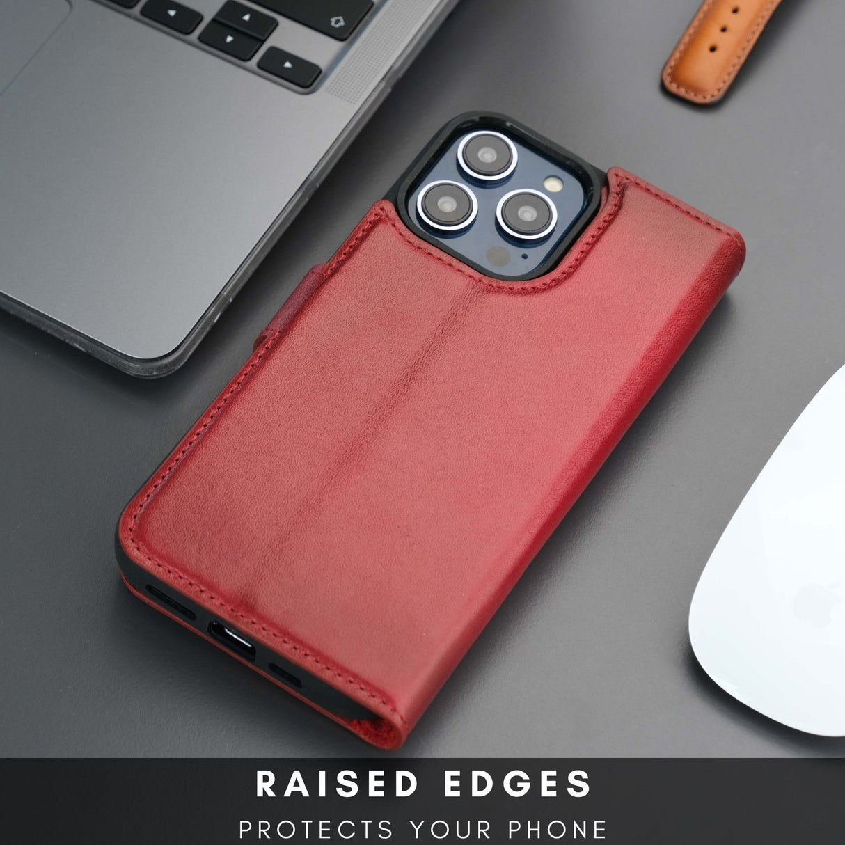 Casper Leather iPhone 14 Pro Wallet Case | MagSafe