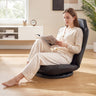 360Â° Swivel Floor Gaming Chair with 5-Level Adjustable Backrest