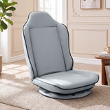 360Â° Swivel Floor Gaming Chair with 5-Level Adjustable Backrest