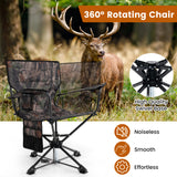 360Â° Swivel Hunting Chair Portable Foldable Hunting Chair Set of 2-Camo