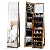 360° Swivel Jewelry Cabinet with Full Length Mirror