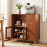 Sideboard Buffet Cabinet with Open Compartment
