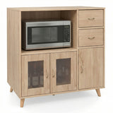 Sideboard Buffet Cabinet with Open Compartment