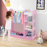 Kids Dress Up Storage with Mirror