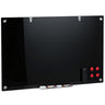 36 x 24 Inches Glass Whiteboard with Eraser and Removable Tray