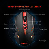 Silent Luminous Wireless Mouse - Power-Saving