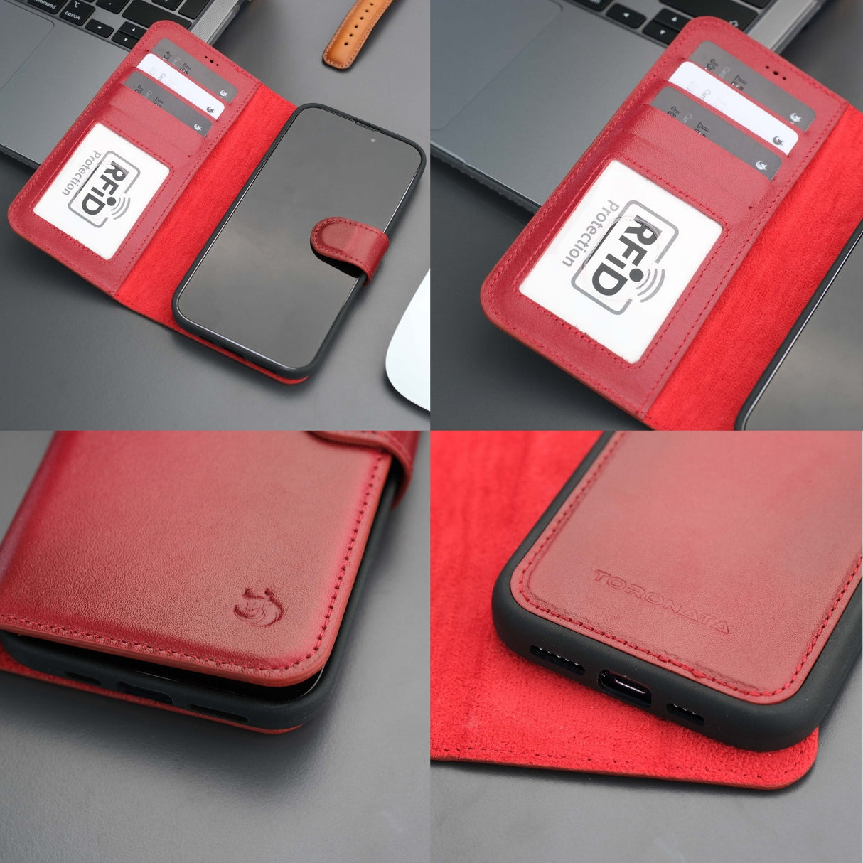 Casper Leather iPhone 14 Pro Max Wallet Case | MagSafe