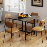Square Conference Table Meeting Room Table with Thickened Tabletop