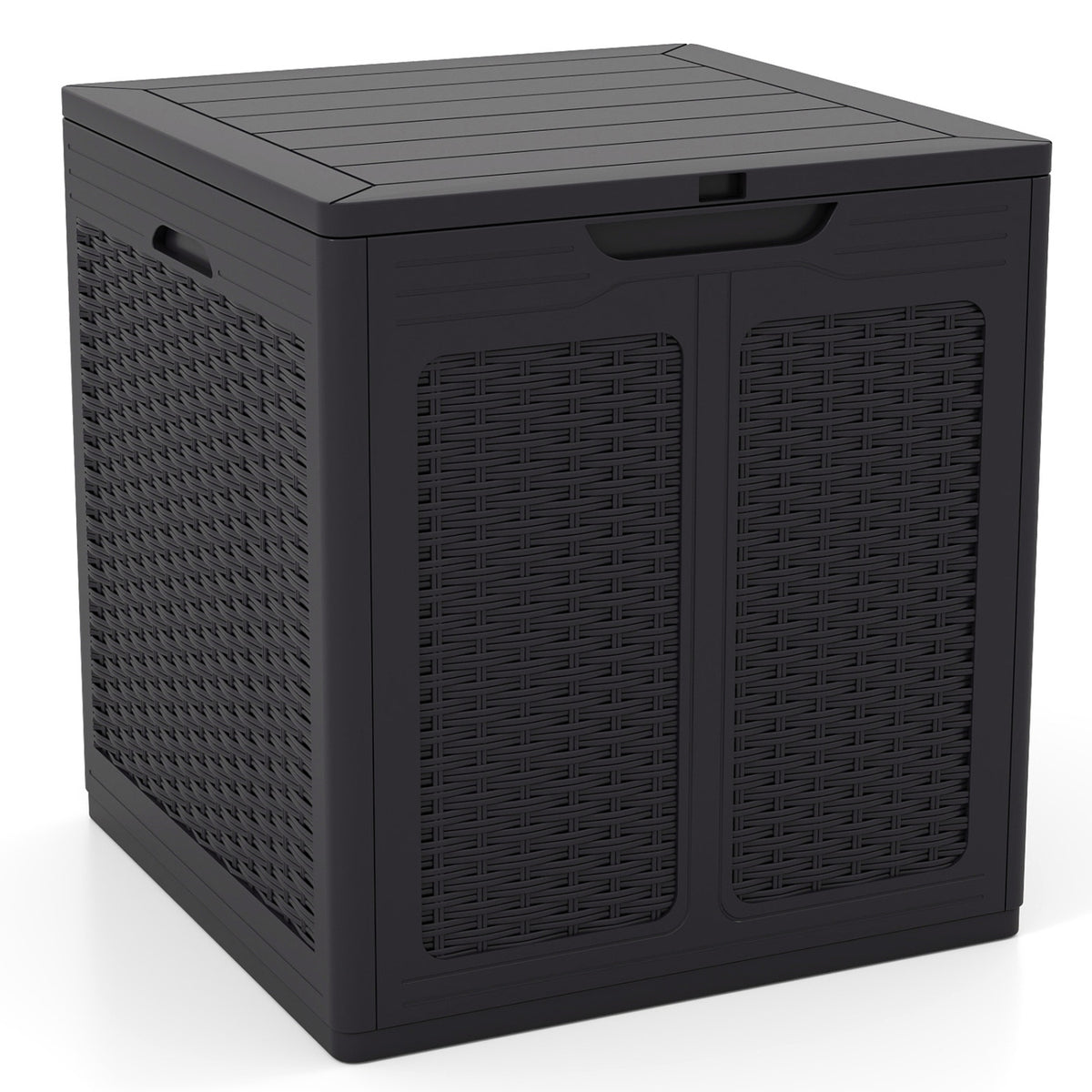 Deck Box with Lockable Lid Package Delivery Box for Patio Furniture Cushions