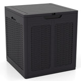 Deck Box with Lockable Lid Package Delivery Box for Patio Furniture Cushions