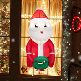 3.3 Feet Lighted Inflatable Santa Claus Broke Out from Window