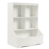 3-Tier Children's Multi-Functional Bookcase Toy Storage Bin Floor Cabinet