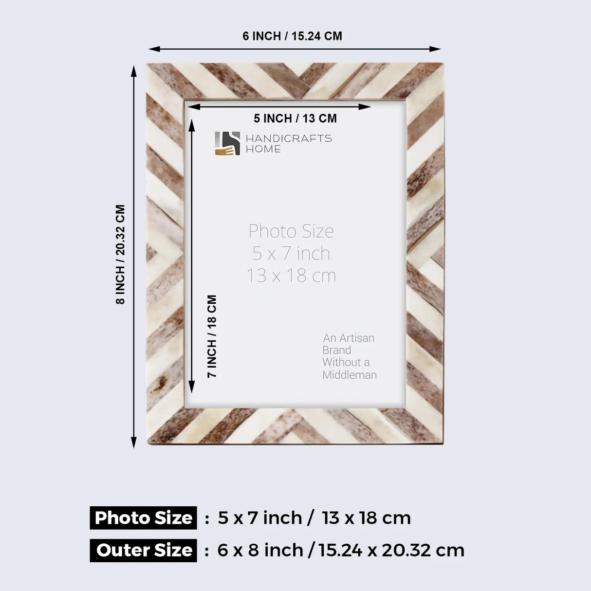 5x7 Picture Frames Combo Pack of 3- Autumn Collection