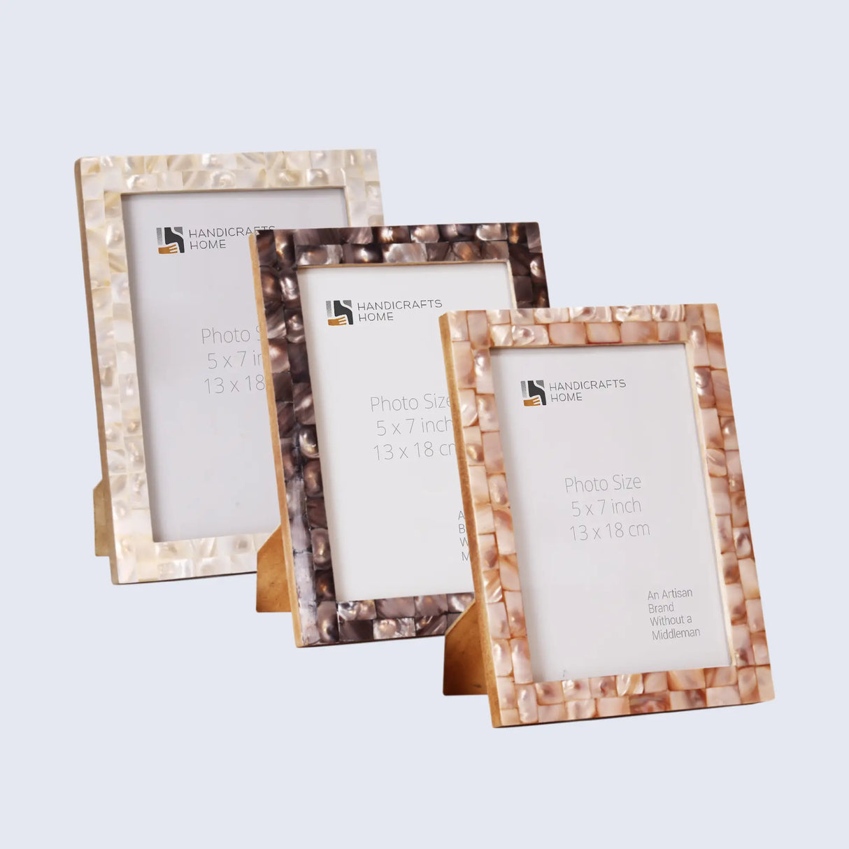 5x7 Picture Frames Combo Pack of 3- Lazy Sunday Collection